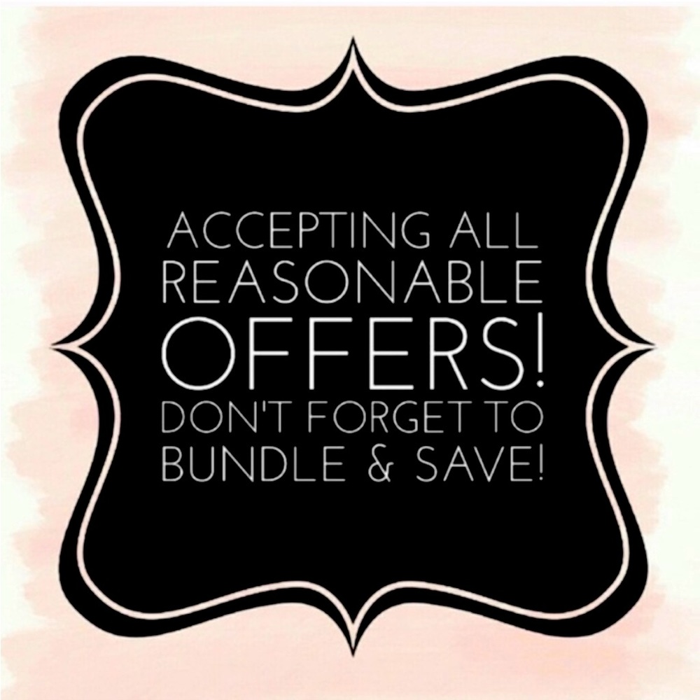 BUNDLE & SAVE! Accepting all reasonable offers!
